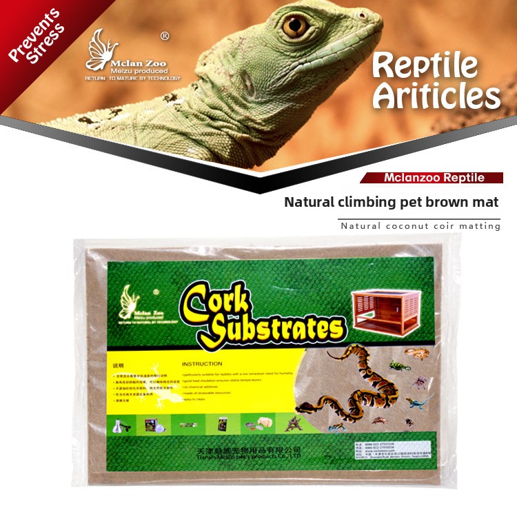 Substrate Coconut Fiber - MCLANZOO Reptile Coconut Fiber Mat-Dust-Free Natural