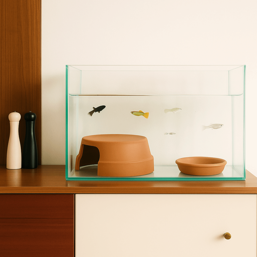 Multifunctional Ceramics Repti - Hide Cave Ceramic ulasan dan harga