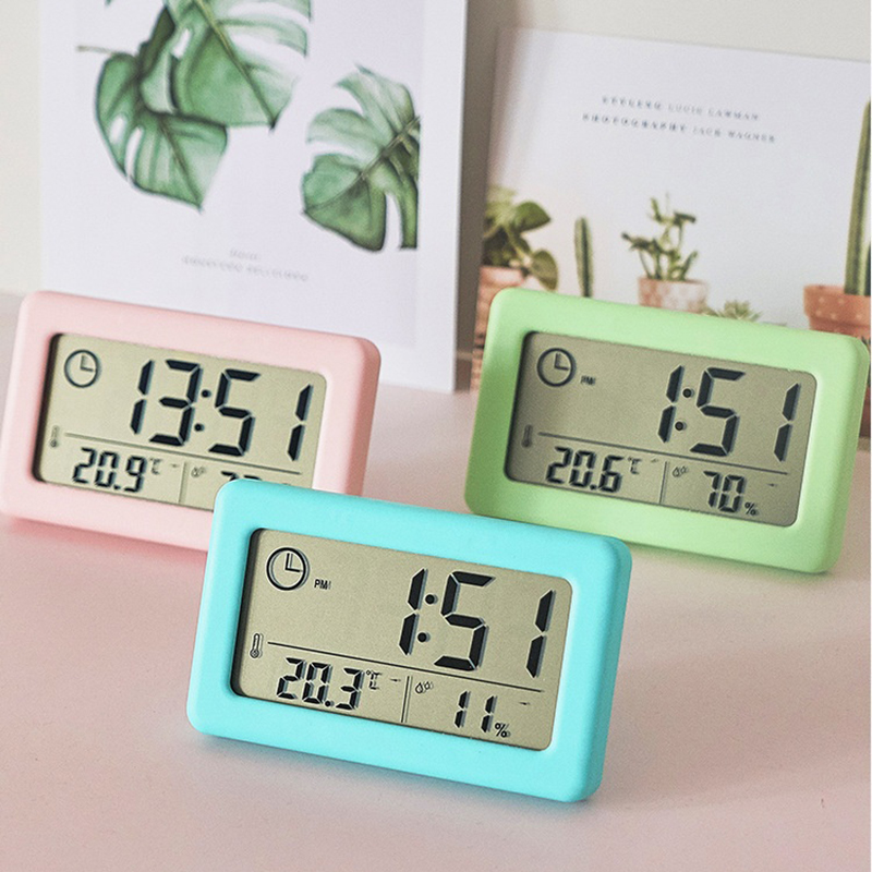 Mini Digital Clock Electronics - Digital Hygrometer Probe ulasan dan harga