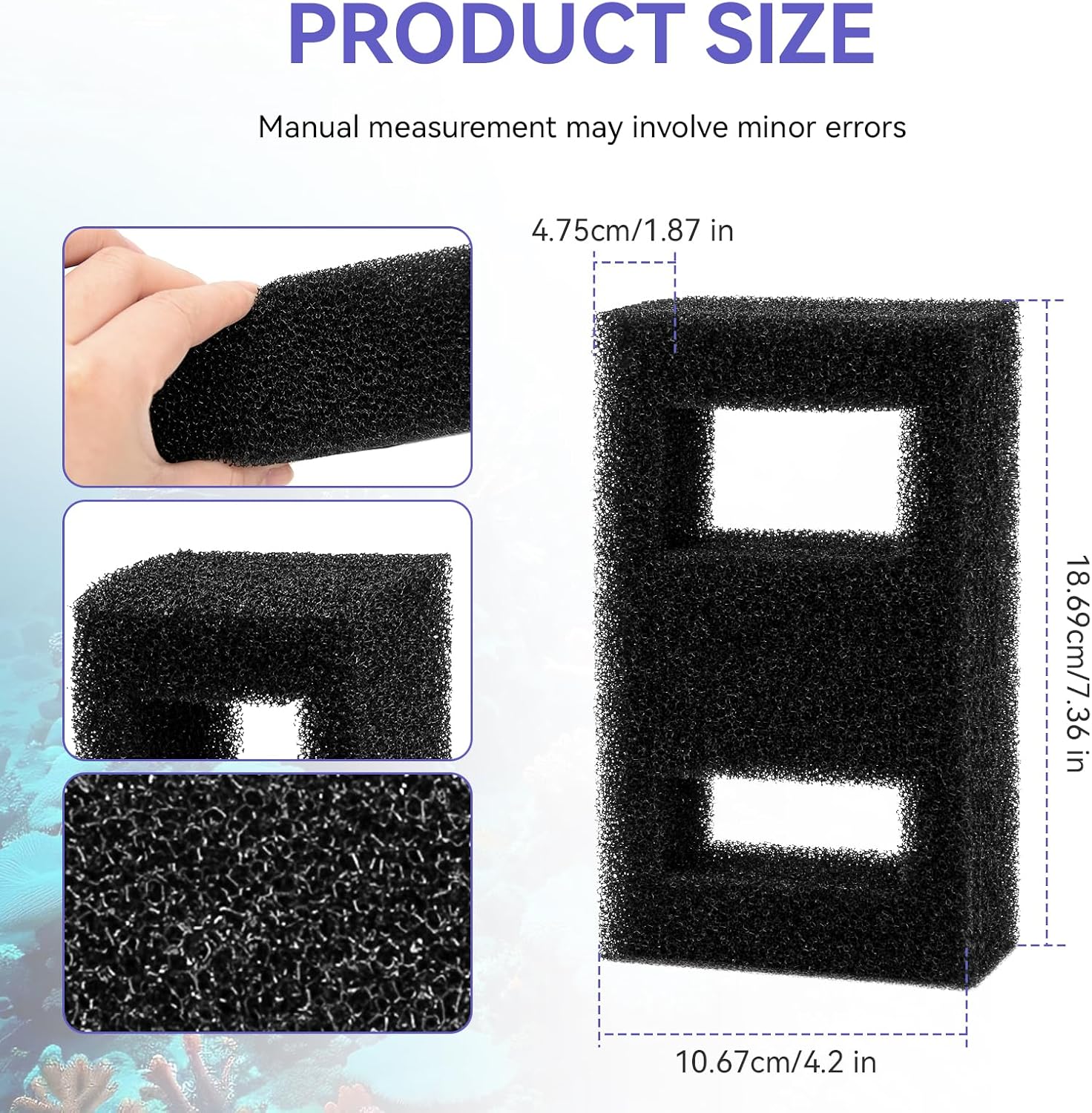 Compatible Foam Filter Block F - Fluval Aquarium Spec ulasan dan harga