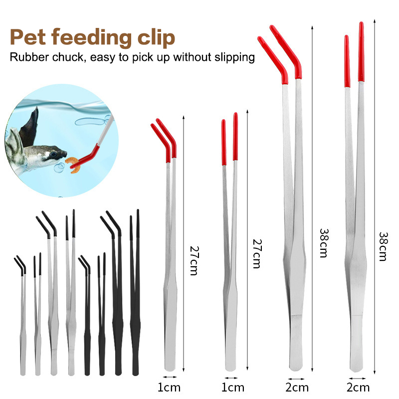 Reptile Feeding Tongs with Rub - Feeding Tong Stainless ulasan dan harga